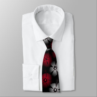 Black Hibiskus Tie