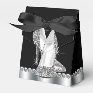 Black High Heel Shoe Birthday Party Favour Box