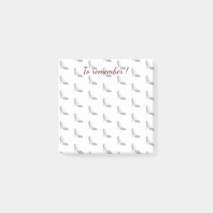 Black High Heels Emoji Post-it Notes