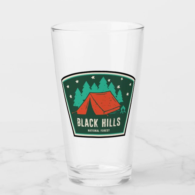 Black Hills National Forest Camping Glass (Front)