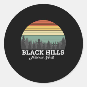 BLACK HILLS SOUTH CLASSIC ROUND STICKER