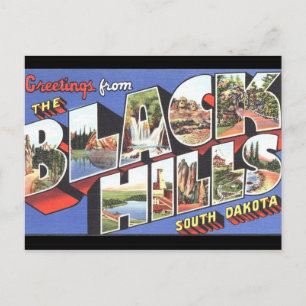 Black Hills South Dakota Vintage Postcard