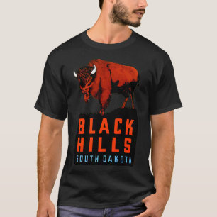 Black Hills South Dakota Vintage Travel Decal T-Shirt