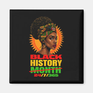 Black History 247365 Melanin Juneteenth African Am Magnet