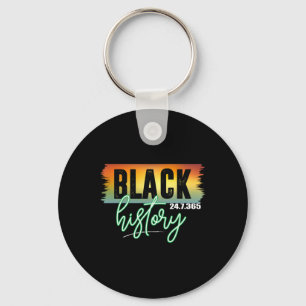 Black History 247365 Month Pride African American Key Ring