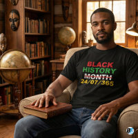 Black History 24/7 365 Not Just A Month Pan-Africa