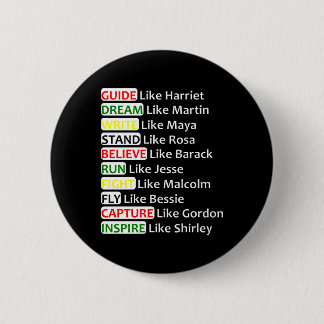Black History 6 Cm Round Badge