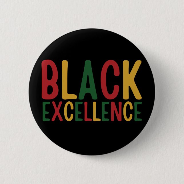 Black History  6 Cm Round Badge (Front)