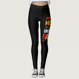 Black History A Heritage Of Unshakable Faith Leggings