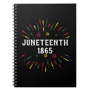Black History African American Juneteenth 1865 Notebook