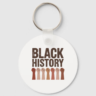 Black History African American Proud Afro Black Dr Key Ring