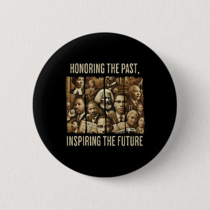 Black History African Roots Honoring Past Inspirin 6 Cm Round Badge