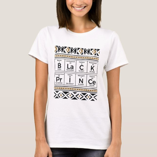 Black History Black Prince Elements Boy T-Shirt (Front)