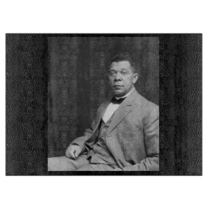 Black History: Booker T Washington, Civil Rights Cutting Board