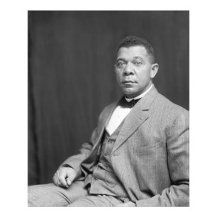 Black History: Booker T Washington, Civil Rights Photo Print