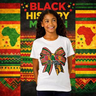 Black History Bow T-Shirt