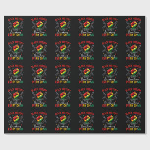 Black History Breaking Every Chain Wrapping Paper