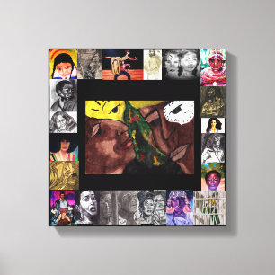 BLACK HISTORY CELEBRATION OF THE PEOPLE canvas