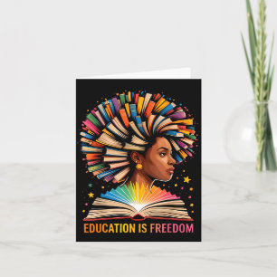 Black History Education Is Dom Books Black History Card