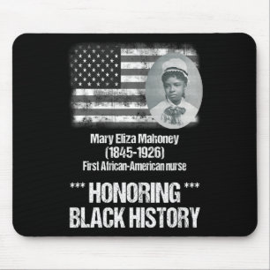 Black History Featuring 1st African American Nurse Mouse Mat