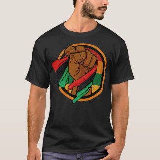 Black History Fight for Equal Rights Juneteenth Fl T-Shirt