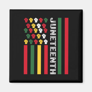 Black History Flag African American Since 1865  Magnet