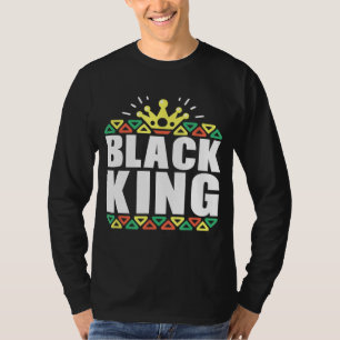 Black History For Men Boys Kids Black King African T-Shirt