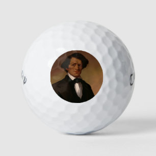 Black History: Fred Douglass Civil Rights 1845 Golf Balls