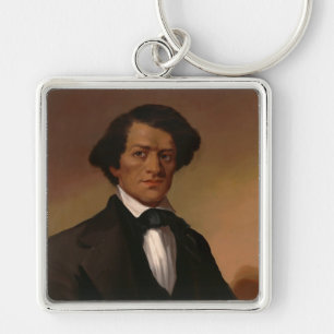 Black History: Fred Douglass Civil Rights 1845 Key Ring