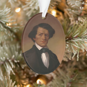 Black History: Fred Douglass Civil Rights 1845 Ornament