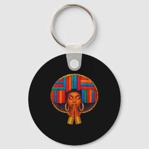 Black History Girl Women Book Lover Education Is F Key Ring