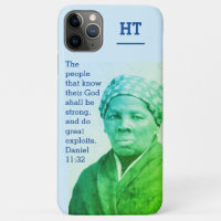 Black History HARRIET TUBMAN Monogram Blue