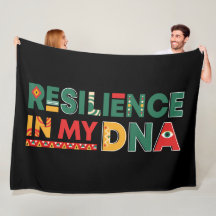 Black History Heritage Plush Throw Fleece Blanket