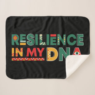 Black History Heritage Soft Sherpa Throw Blanket