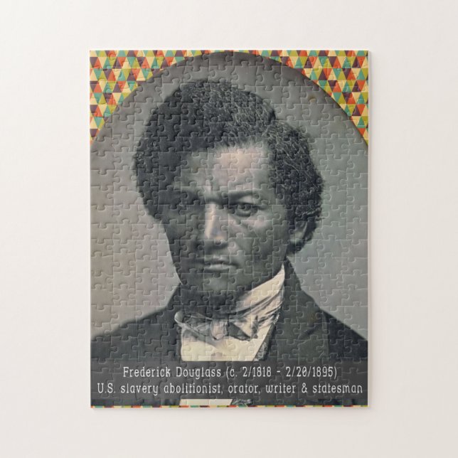 Black History Heroes Puzzle: Frederick Douglass Jigsaw Puzzle (Vertical)