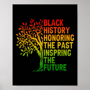 Black History Honoring The Past African Pride Blac Poster