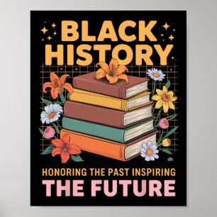 Black History Honoring The Past Inspiring The Futu Poster