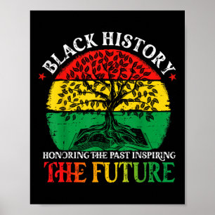 Black History Honouring Past Inspiring Future Afri Poster