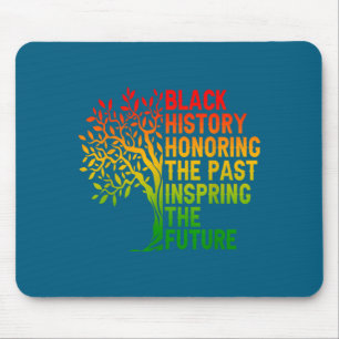 Black history honouring the past african pride mouse mat
