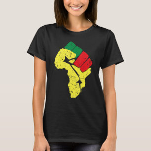 Black History Hoodie Pan African Flag Colours Resi T-Shirt