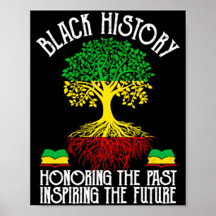 Black History Horring The Past Inspiring The Futur Poster