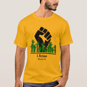 Black History - I ARISE - Personalised Micah 7:8 T-Shirt