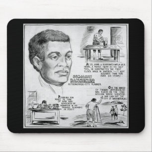 Black History Icon: Benjamin Banneker, Scientist Mouse Mat