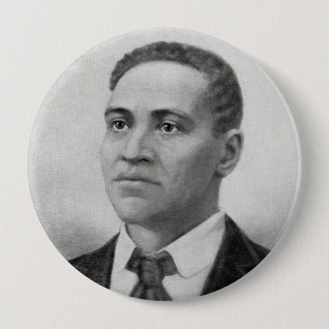 Black History Icons: Crispus Attucks, Martyr  10 Cm Round Badge (Front)