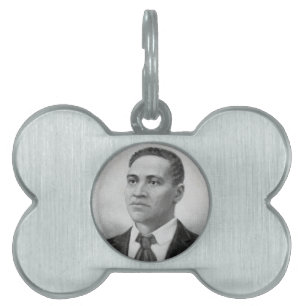 Black History Icons: Crispus Attucks, Martyr  Pet ID Tag
