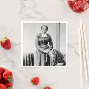 Black History Icons: Harriet Tubman, Civil Rights Napkin