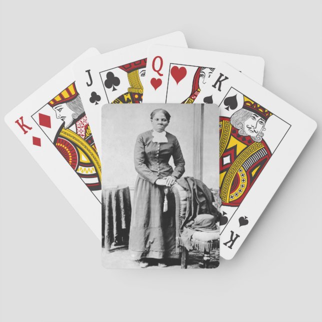 Black History Icons: Harriet Tubman, Civil Rights Playing Cards (Back)