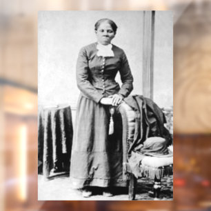 Black History Icons: Harriet Tubman, Civil Rights Window Cling
