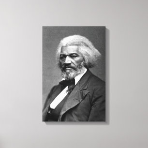 Black History Icons: Older Frederick Douglass Canvas Print