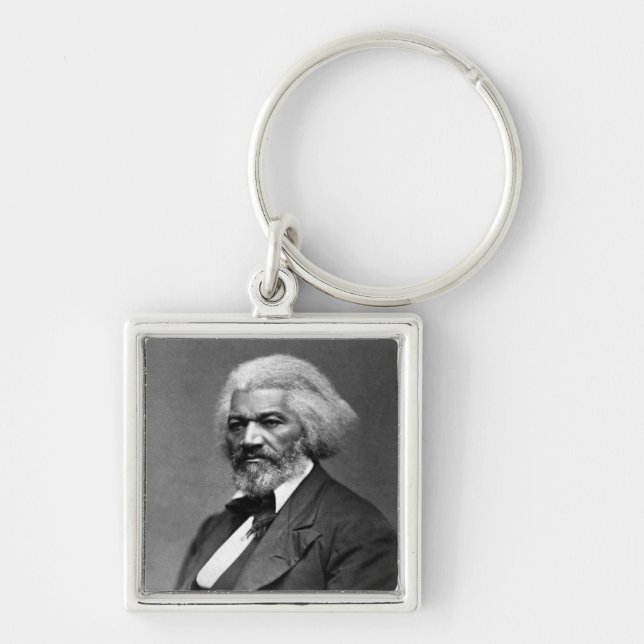 Black History Icons: Older Frederick Douglass Key Ring (Front)